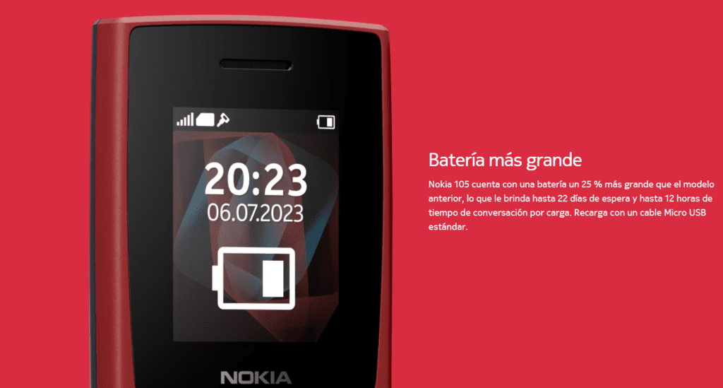 Móvil Nokia 105 /2023). Movilesymas.net